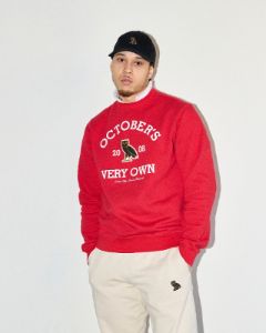 COLLEGIATE CREWNECK - BLACK sold by OVO
