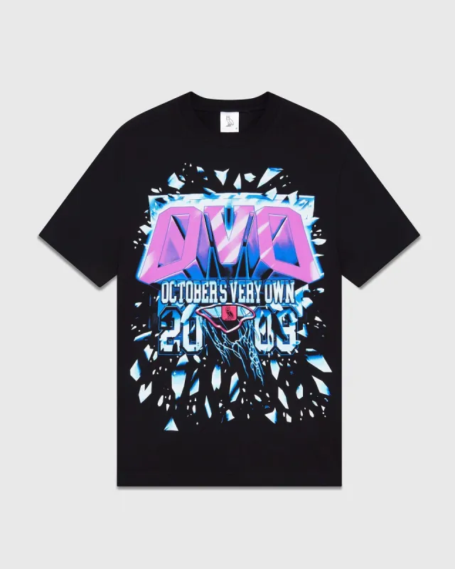 SHATTERED BACKBOARD T-SHIRT - BLACK sold by OVO