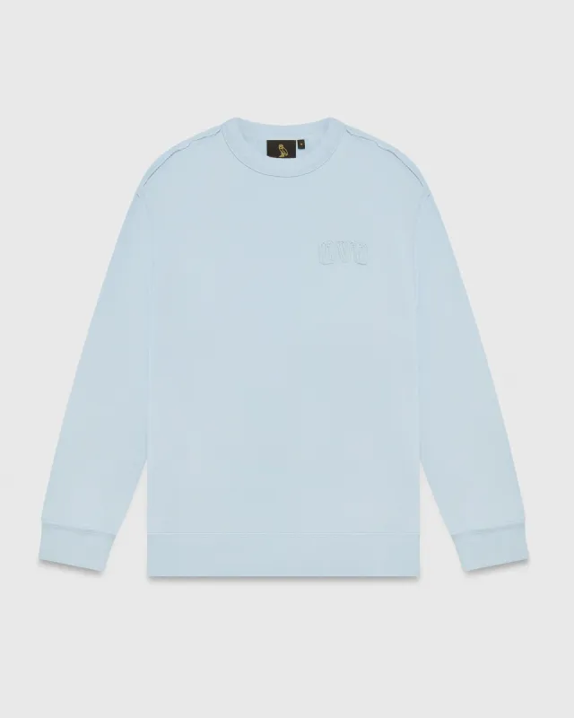 RAW EDGE ARCH LOGO CREWNECK - SKYWAY sold by OVO