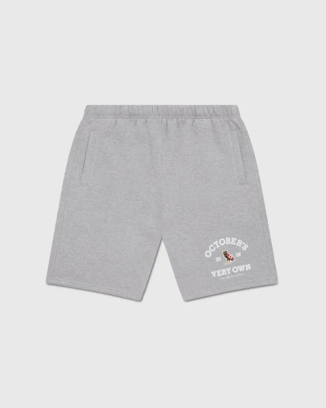 CANADA COLLEGIATE SWEATSHORT - HEATHER GREY made by OVO