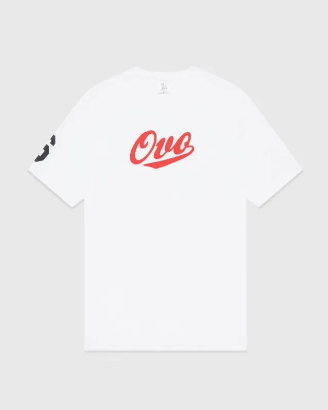 INITIALS SCRIPT T-SHIRT - WHITE sold by OVO