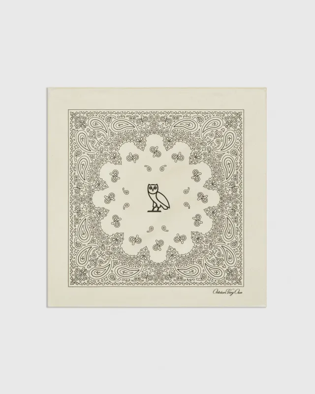 PAISLEY BANDANA - CREAM sold by OVO