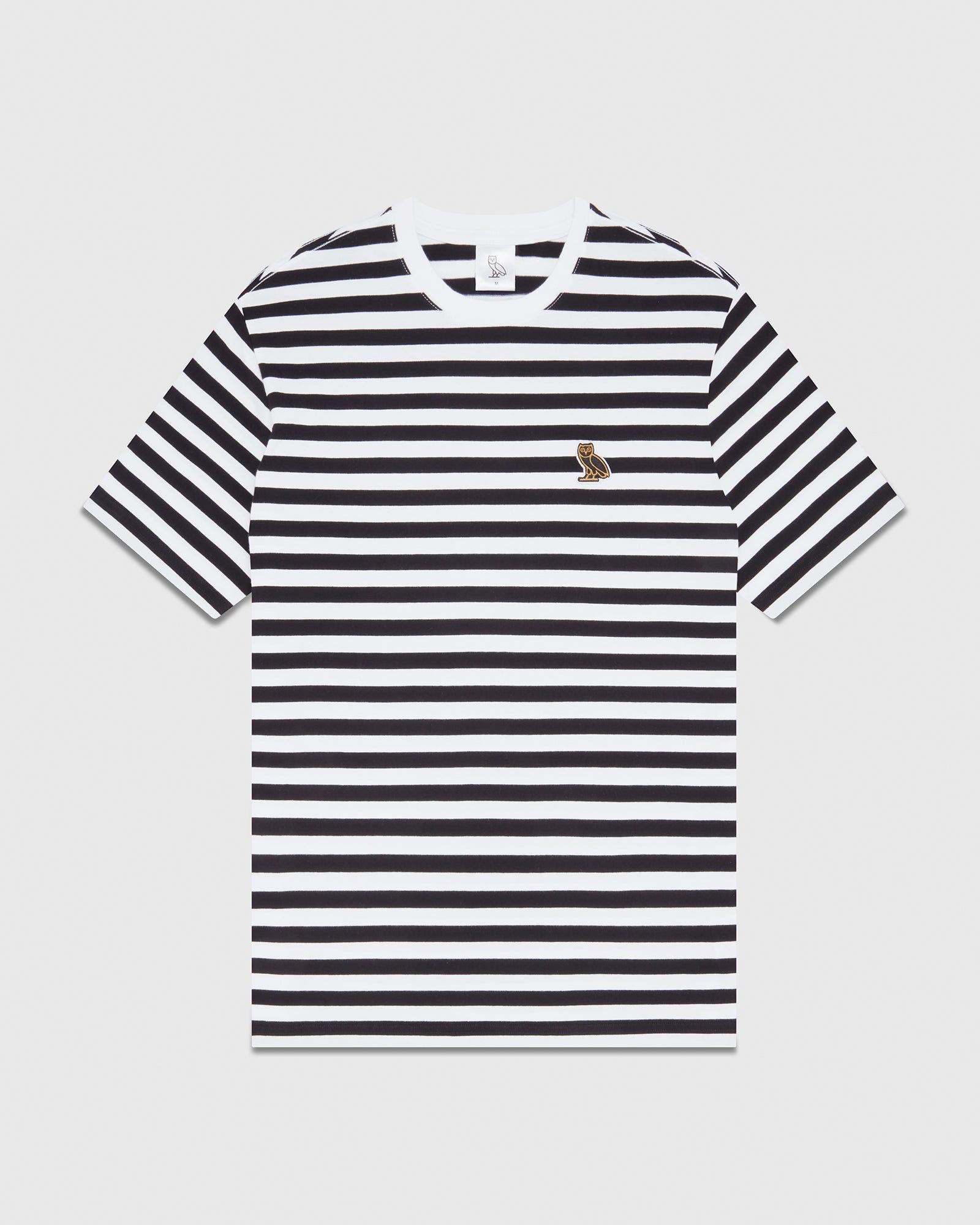 NAUTICAL STRIPE T-SHIRT - BLACK/WHITE sold by OVO