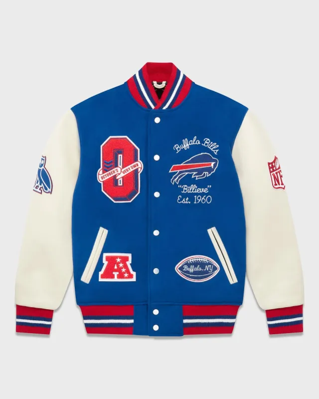 NFL BUFFALO BILLS VARSITY JACKET - BLUE sold by OVO
