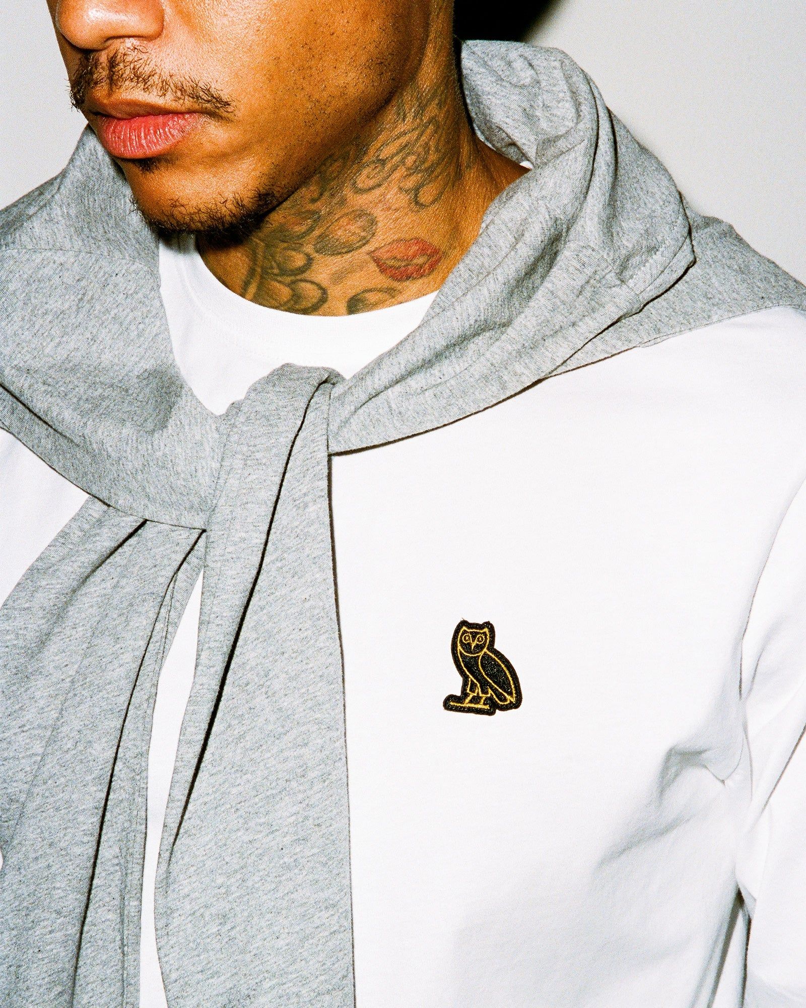 Classic Longsleeve T-Shirt - White sold by OVO product image thumbnail 2