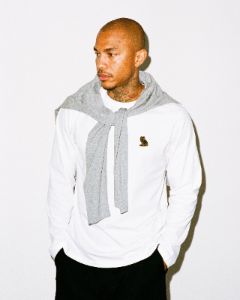 OVO® ESSENTIALS LONGSLEEVE T-SHIRT - WHITE sold by OVO