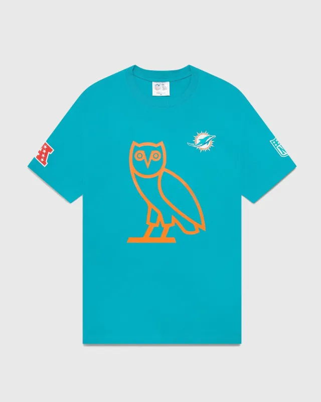 NFL MIAMI DOLPHINS OG T-SHIRT - TEAL sold by OVO
