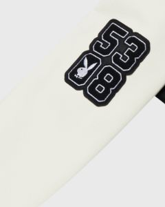 PLAYBOY VARSITY JACKET - BLACK sold by OVO