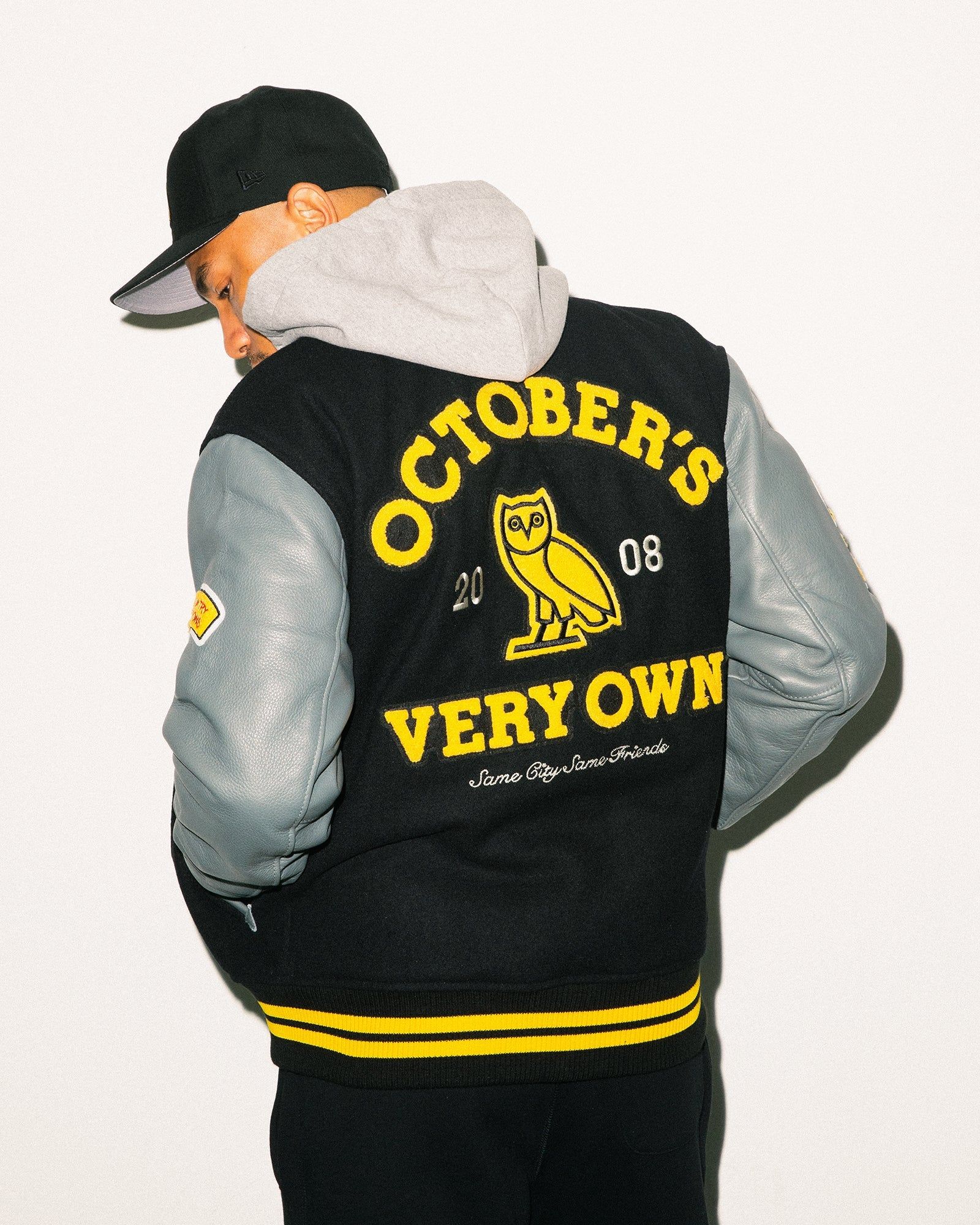 COLLEGIATE VARSITY JACKET - BLACK sold by OVO product image thumbnail 3