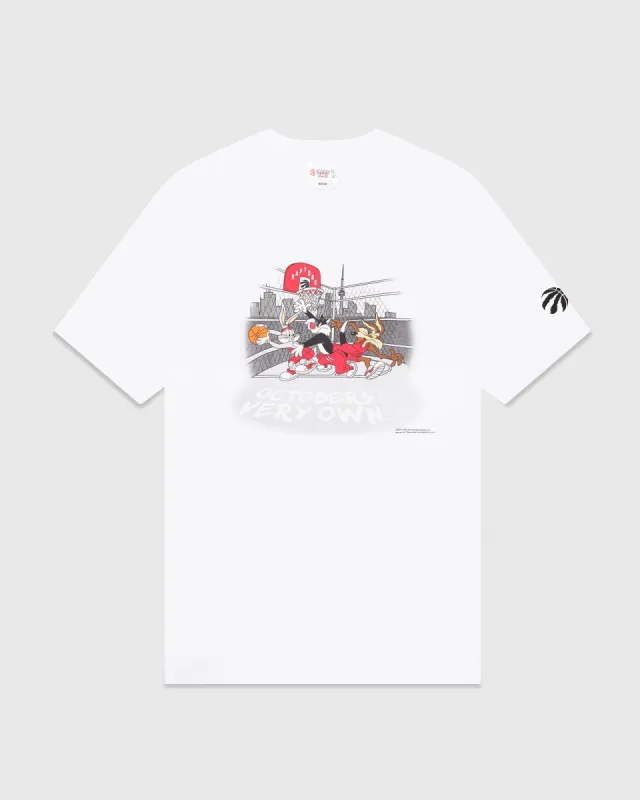 Looney Tunes™ X Raptors Street Ball T-Shirt - White made by OVO