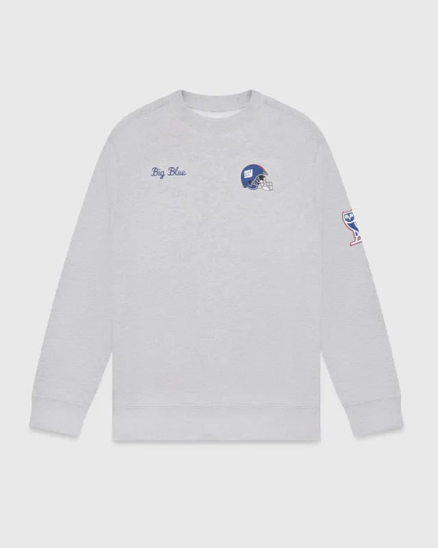 NFL NEW YORK GIANTS CREWNECK - HEATHER GREY sold by OVO