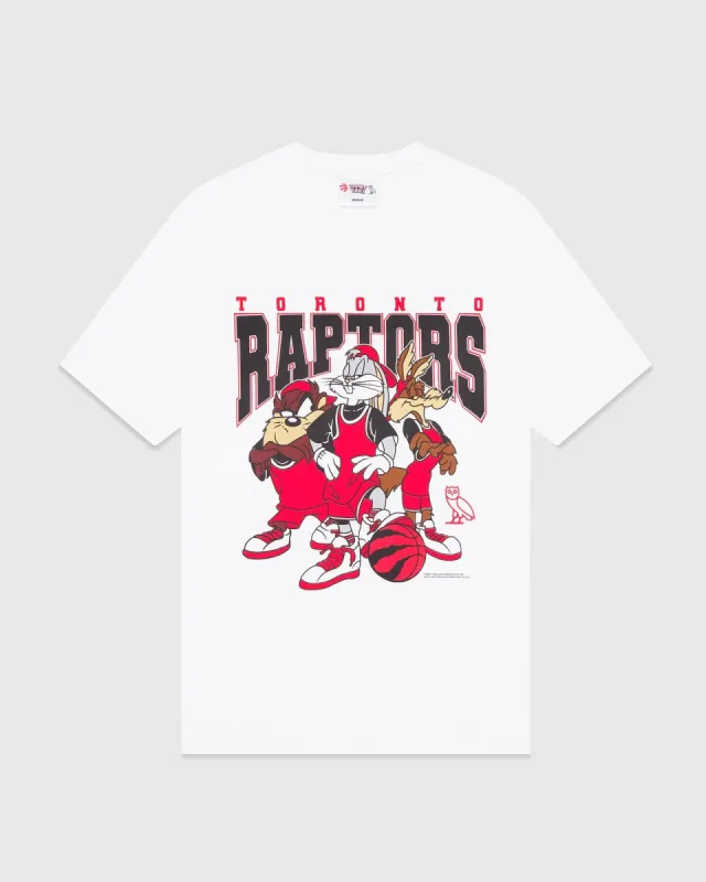 Looney Tunes™ X Raptors 3-On-3 T-Shirt - White made by OVO