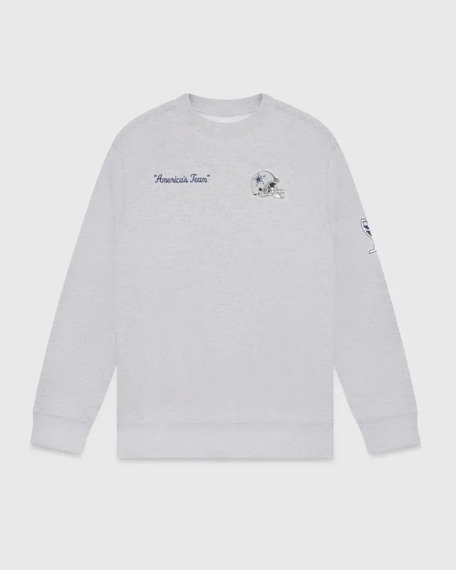 NFL DALLAS COWBOYS CREWNECK - HEATHER GREY sold by OVO