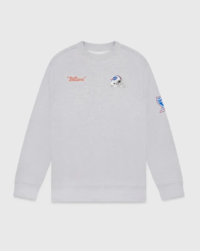 NFL BUFFALO BILLS CREWNECK - HEATHER GREY sold by OVO