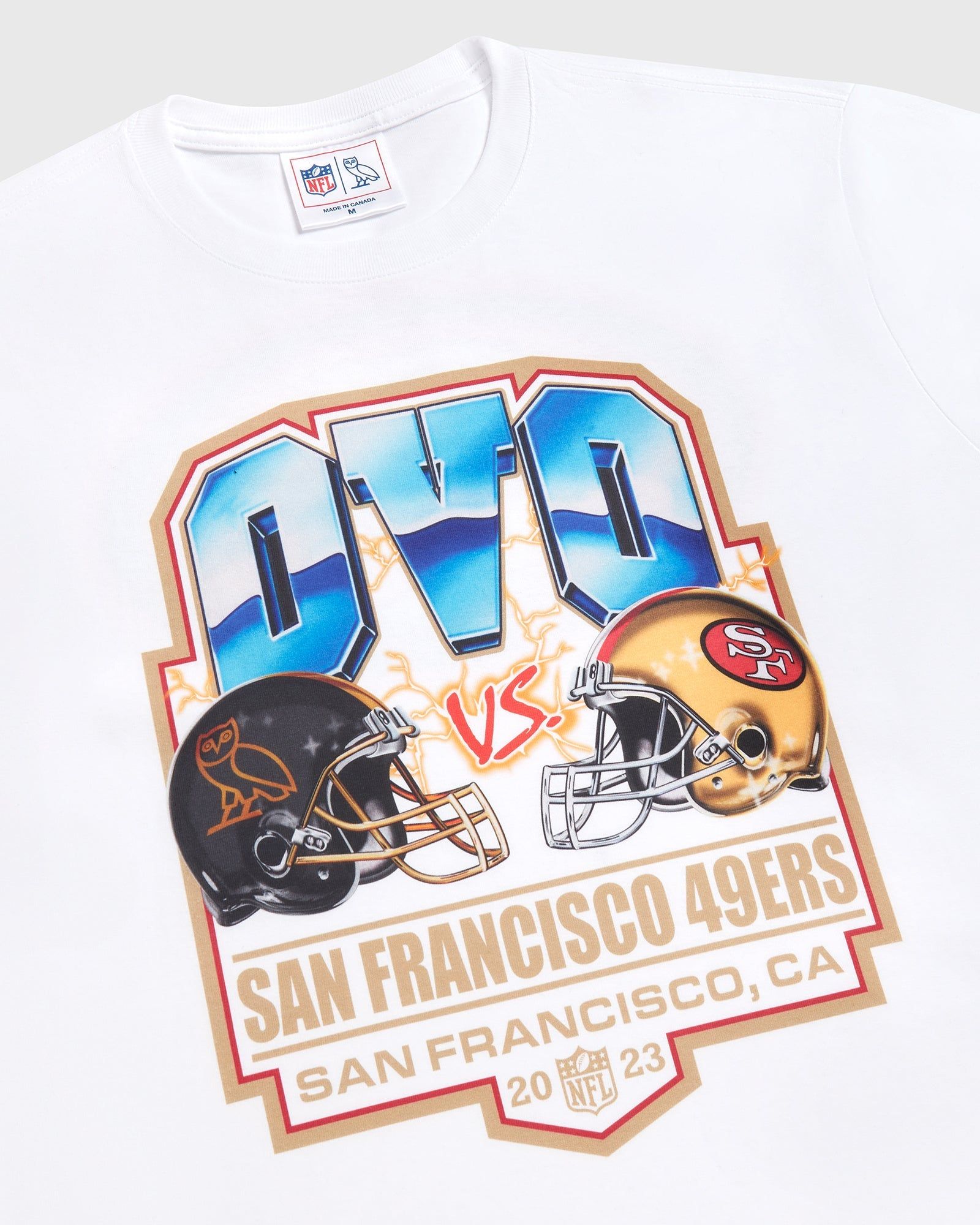 NFL SAN FRANCISCO 49ERS GAME DAY T-SHIRT - WHITE sold by OVO product image thumbnail 3