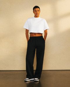 Cropped Shortsleeve T-Shirt - White sold by OVO
