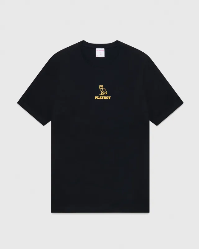 PLAYBOY ENTERTAINMENT T-SHIRT - BLACK sold by OVO