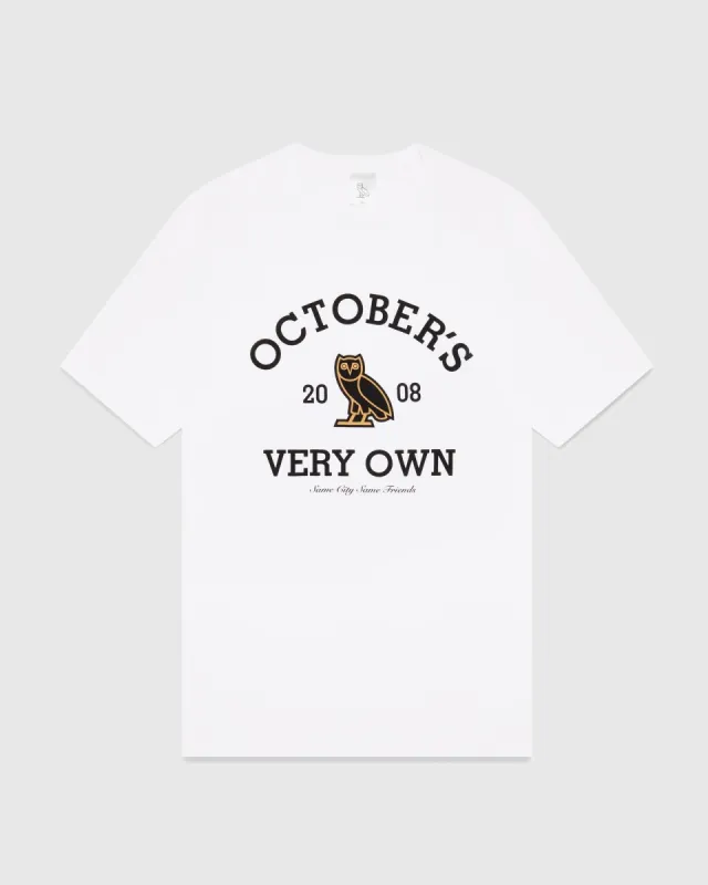 COLLEGIATE T-SHIRT - WHITE sold by OVO