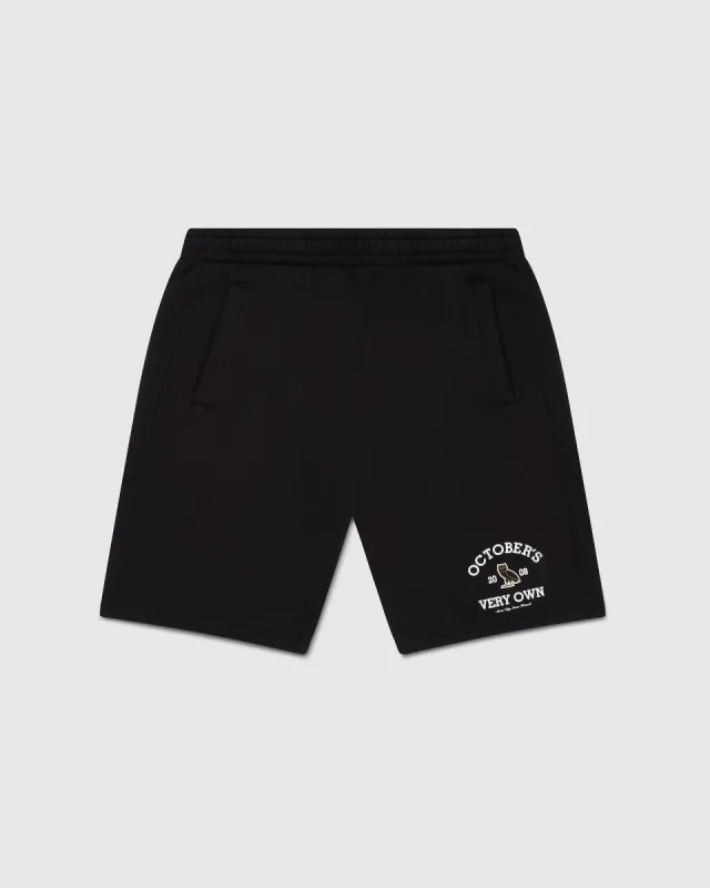 COLLEGIATE SWEATSHORT - BLACK sold by OVO