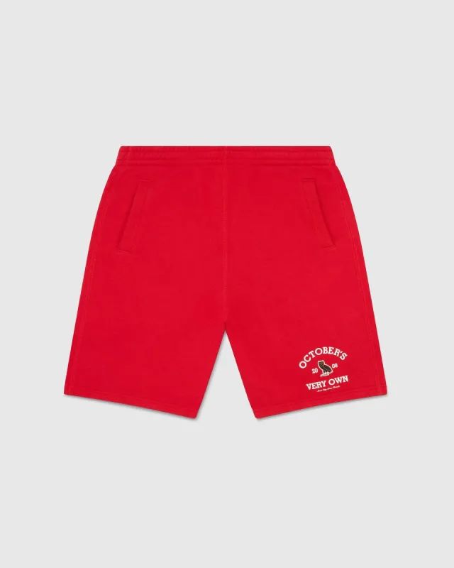 COLLEGIATE SWEATSHORT - RED sold by OVO