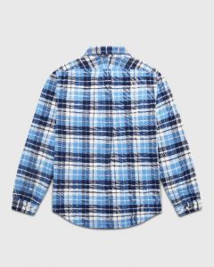 Plaid Flannel Shirt - Blue sold by OVO