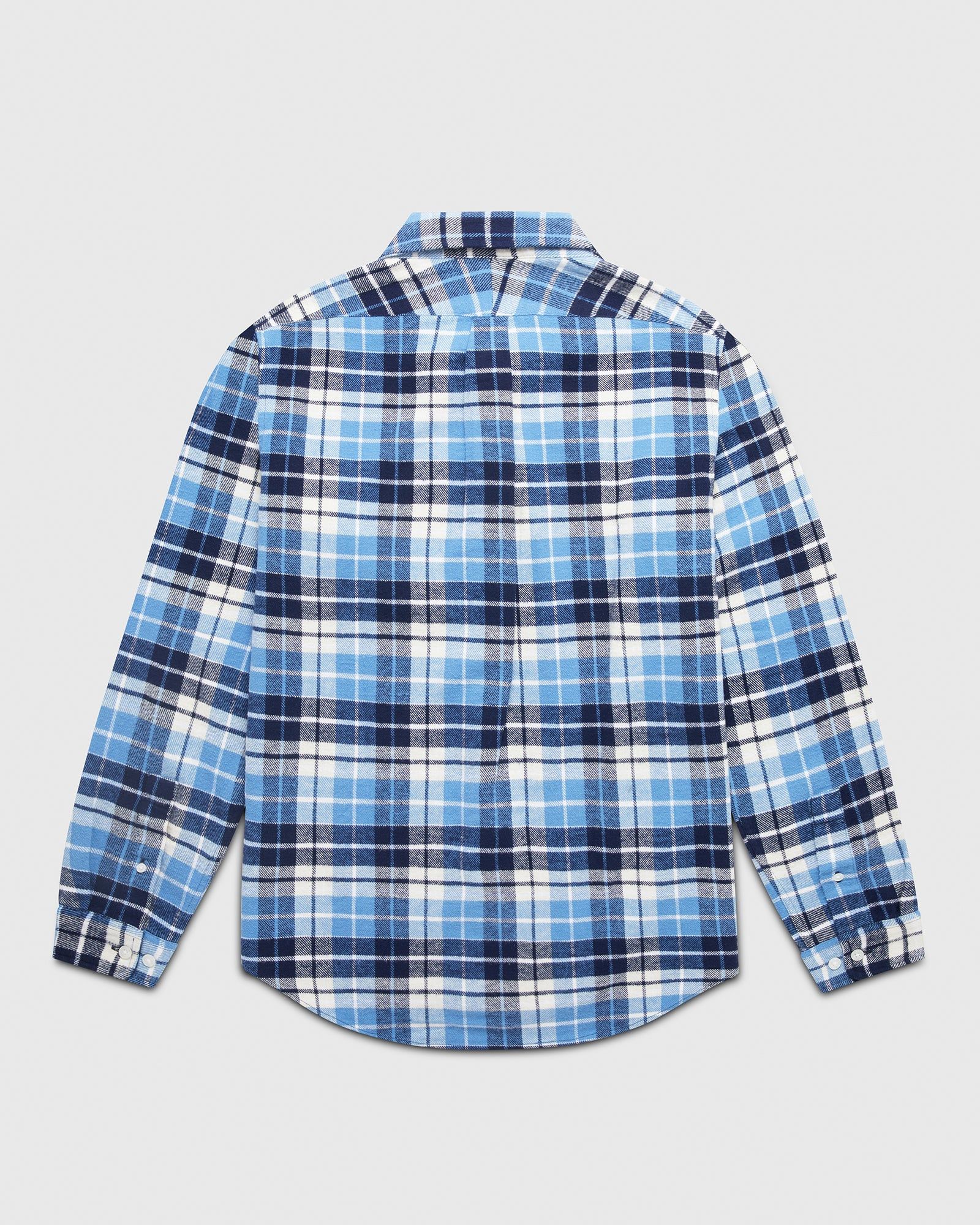 Plaid Flannel Shirt - Blue sold by OVO product image thumbnail 3