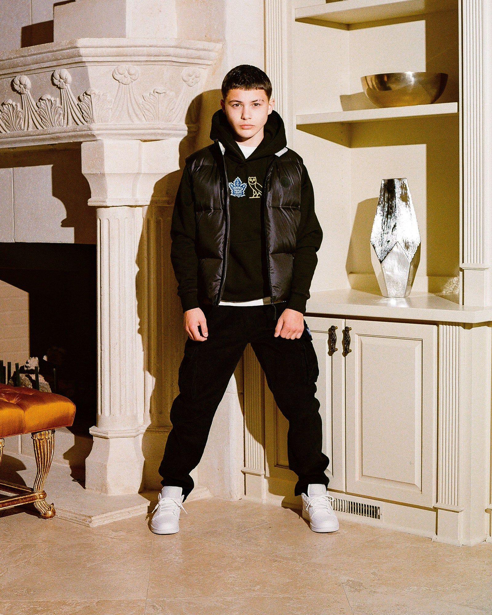 OVO® / TORONTO MAPLE LEAFS SWEATPANT - BLACK sold by OVO product image thumbnail 2