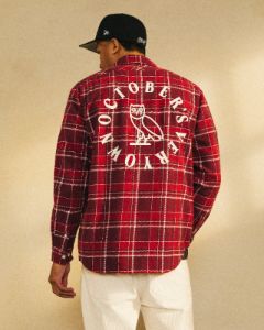 Plaid Flannel Shirt - Red sold by OVO