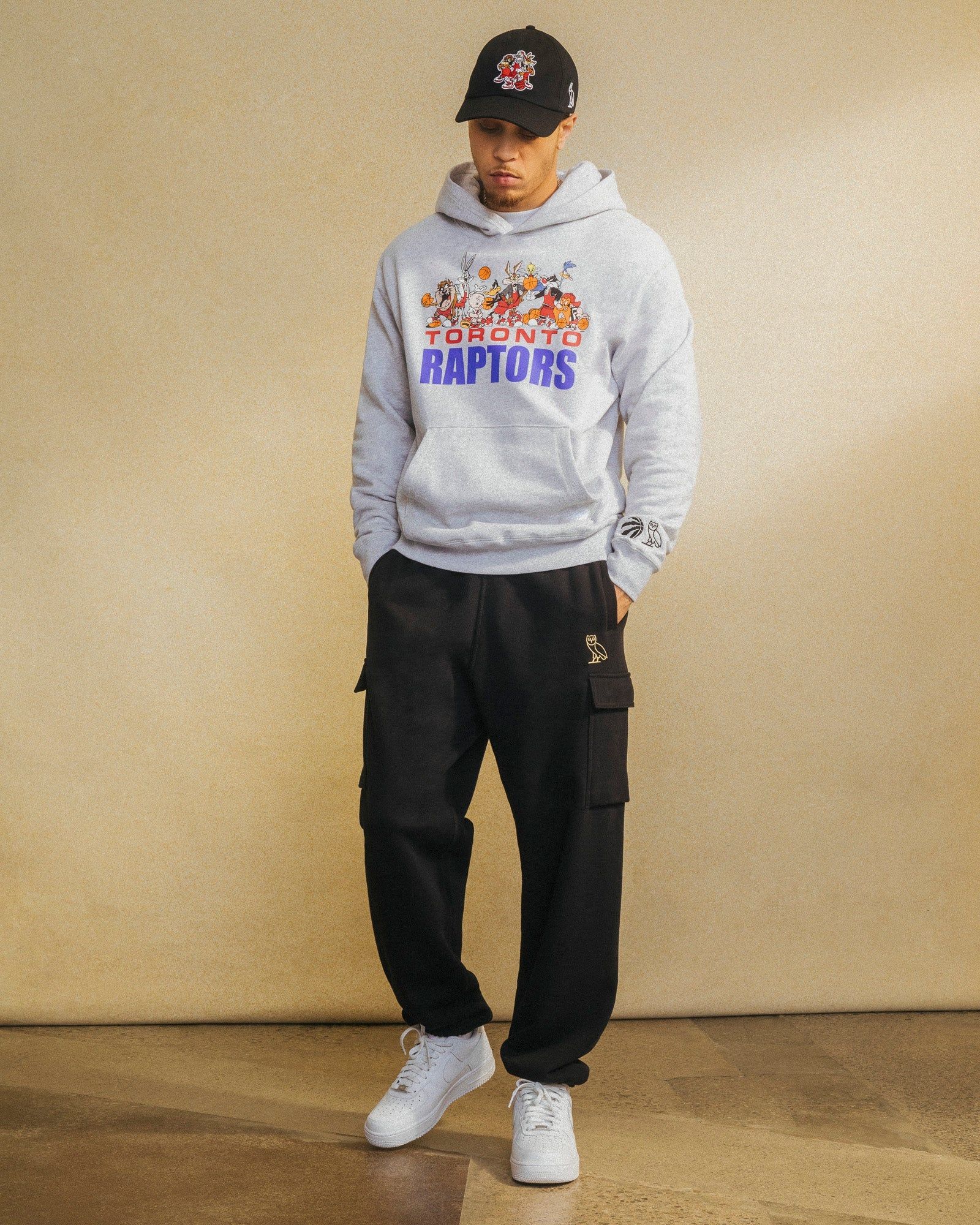 Looney Tunes™ X Raptors Team Hoodie - Heather Grey sold by OVO product image thumbnail 2