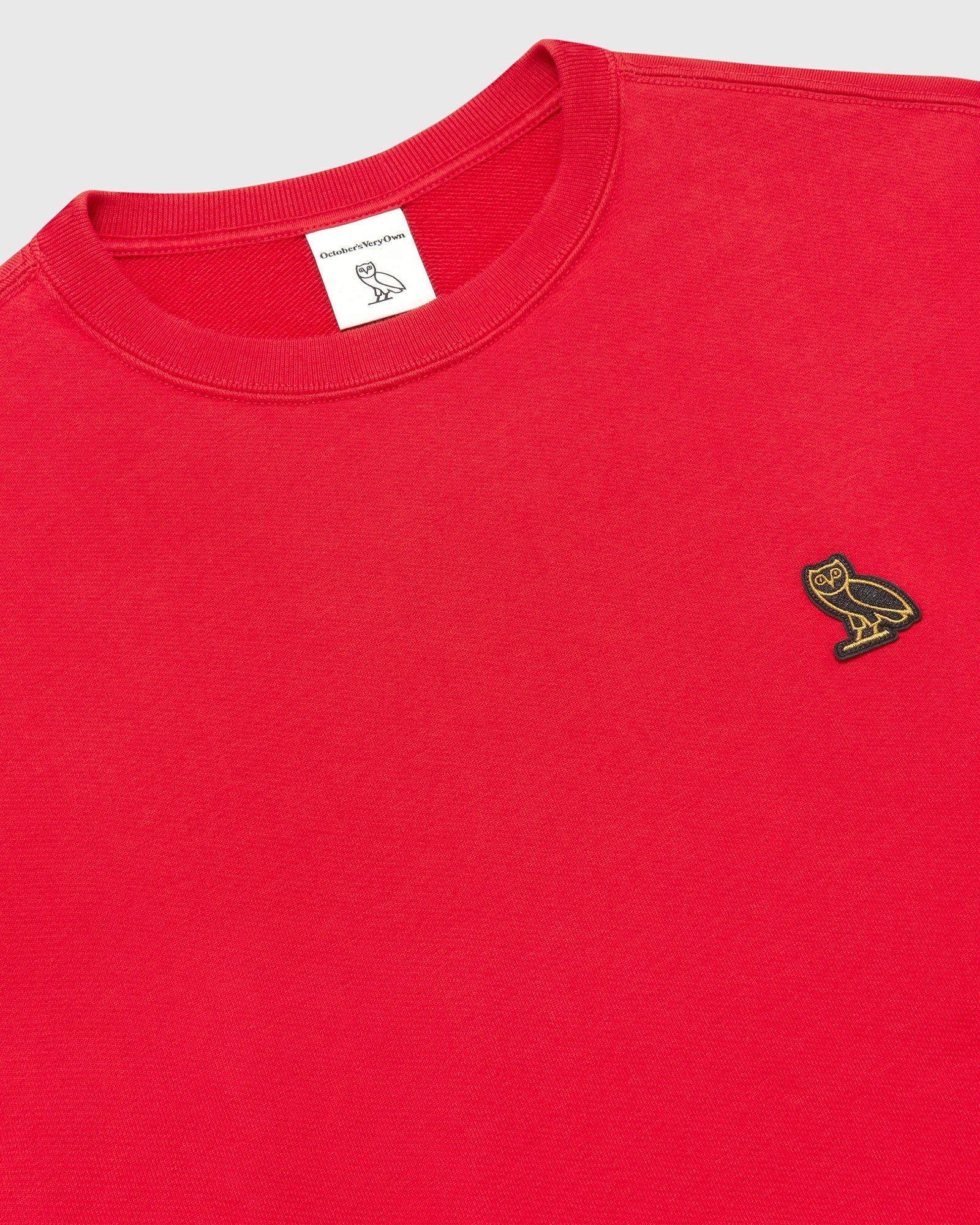 Classic Crewneck - Red sold by OVO product image thumbnail 2