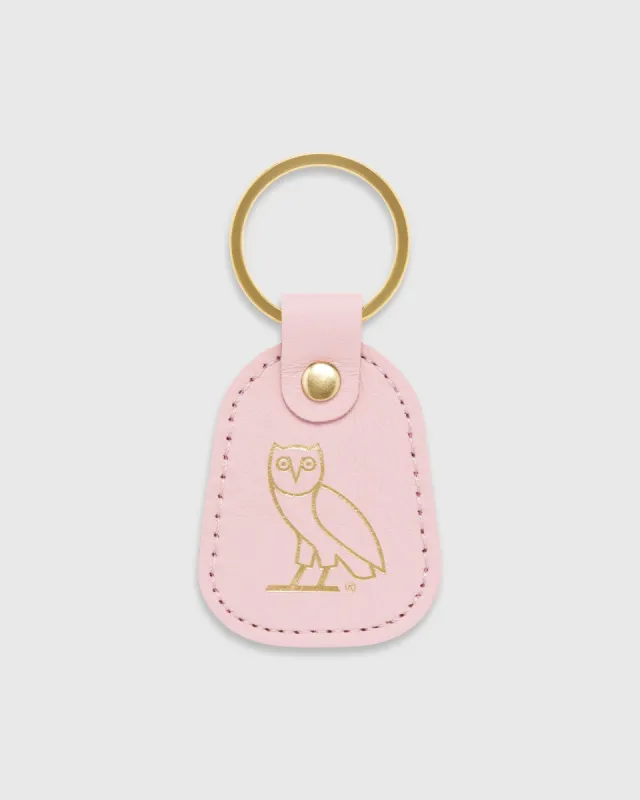 LEATHER KEYCHAIN - PINK sold by OVO