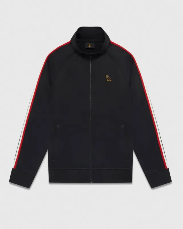 PIQUE TRACK JACKET - BLACK sold by OVO