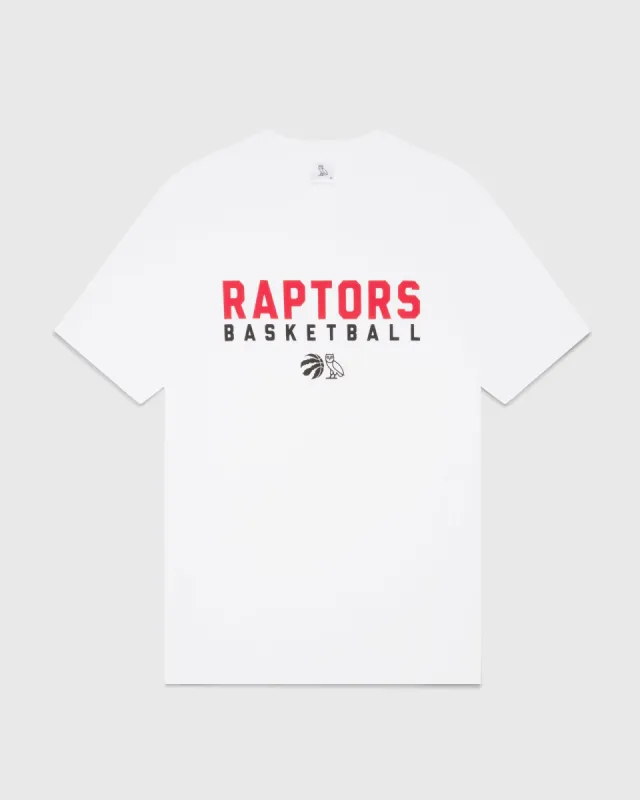 RAPTORS BASKETBALL T-SHIRT - WHITE sold by OVO