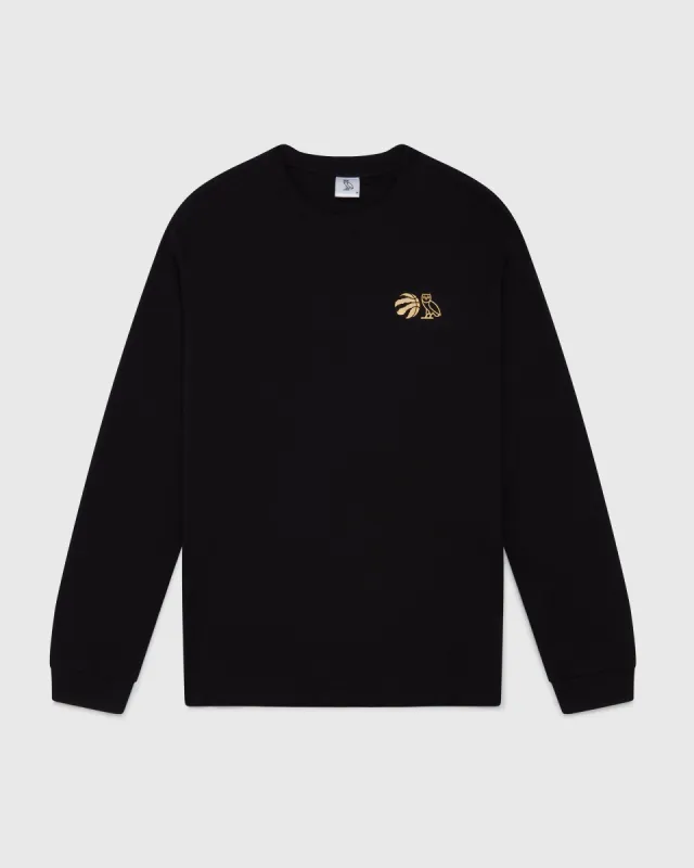RAPTORS PRE-GAME LONGSLEEVE T-SHIRT  - BLACK sold by OVO