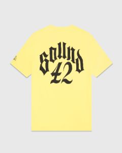 SOUND 42 LOGO T-SHIRT - YELLOW sold by OVO