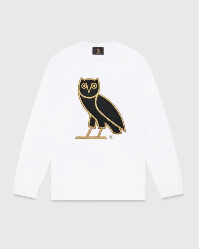 OG CREWNECK - WHITE sold by OVO