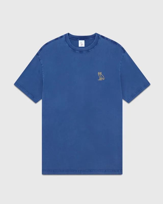 GARMENT DYE T-SHIRT - BLUE sold by OVO