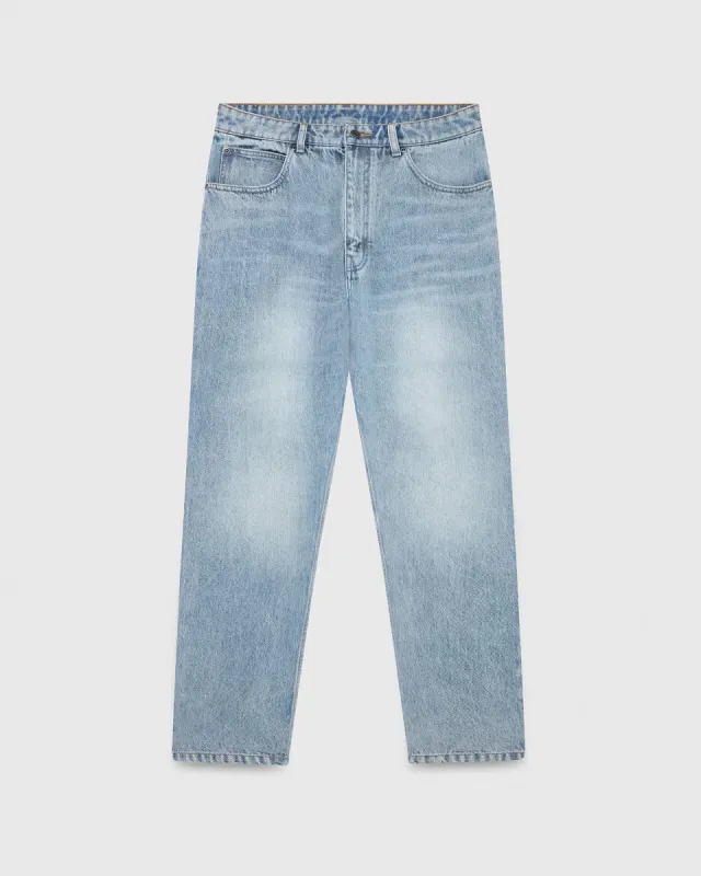 RELAXED FIT DENIM - WASHED INDIGO sold by OVO