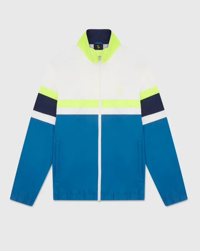 COLOURBLOCK TRACK JACKET - ROYAL BLUE sold by OVO