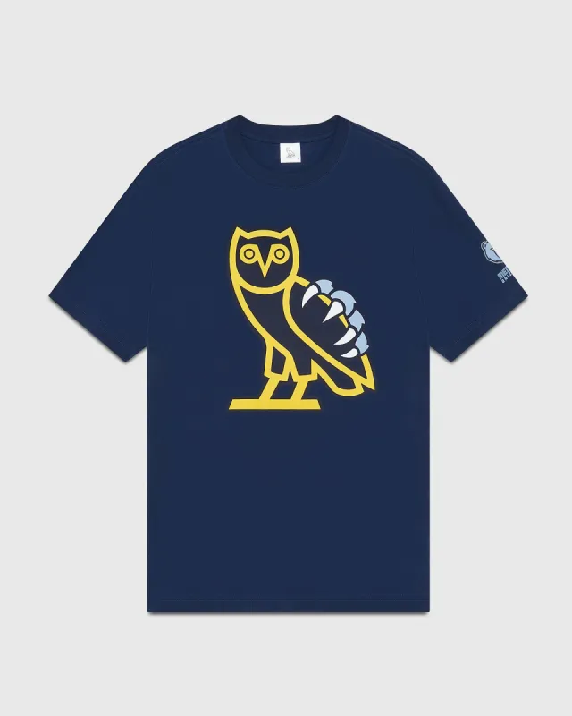 NBA MEMPHIS GRIZZLIES T-SHIRT - NAVY sold by OVO
