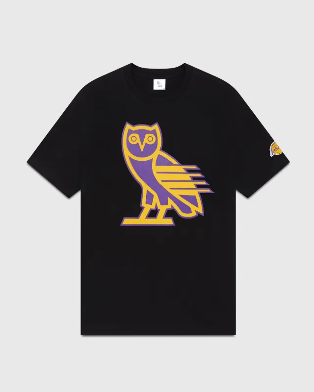 NBA LA LAKERS T-SHIRT - BLACK sold by OVO
