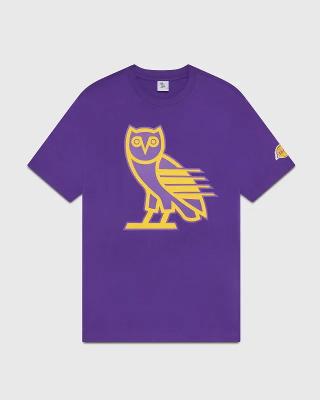 NBA LA LAKERS T-SHIRT - PURPLE sold by OVO