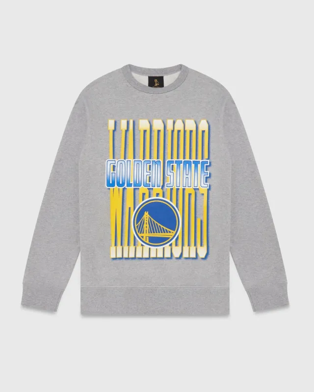 NBA GOLDEN STATE WARRIORS CREWNECK - HEATHER GREY sold by OVO