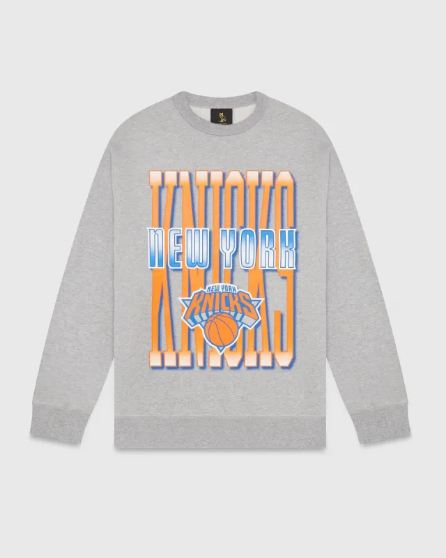 NBA NEW YORK KNICKS CREWNECK - GREY sold by OVO