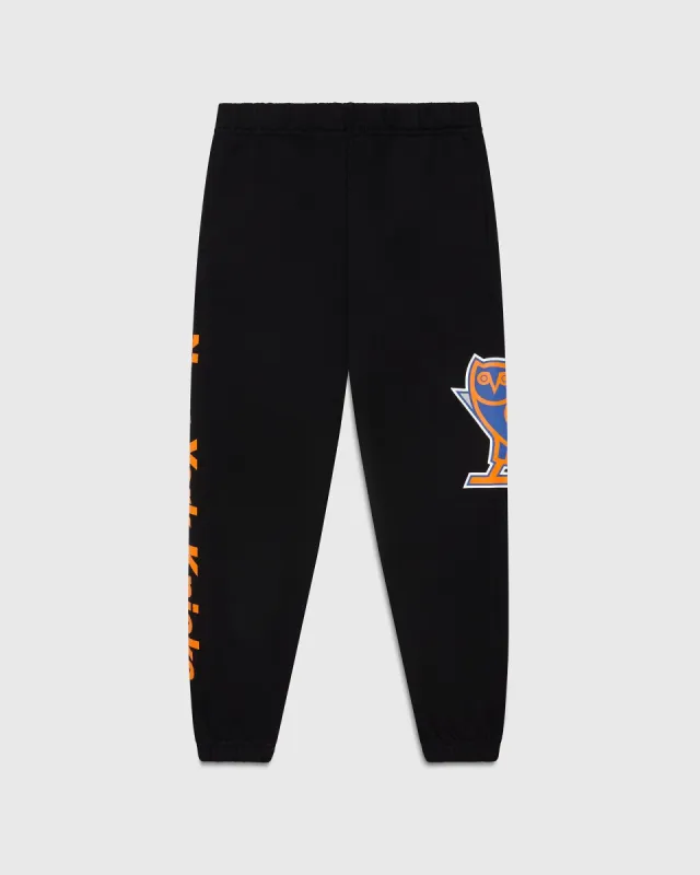 NBA NEW YORK KNICKS SWEATPANT - BLACK sold by OVO