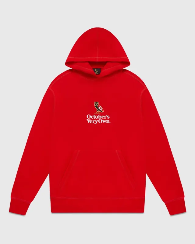 HERITAGE HOODIE - RED sold by OVO