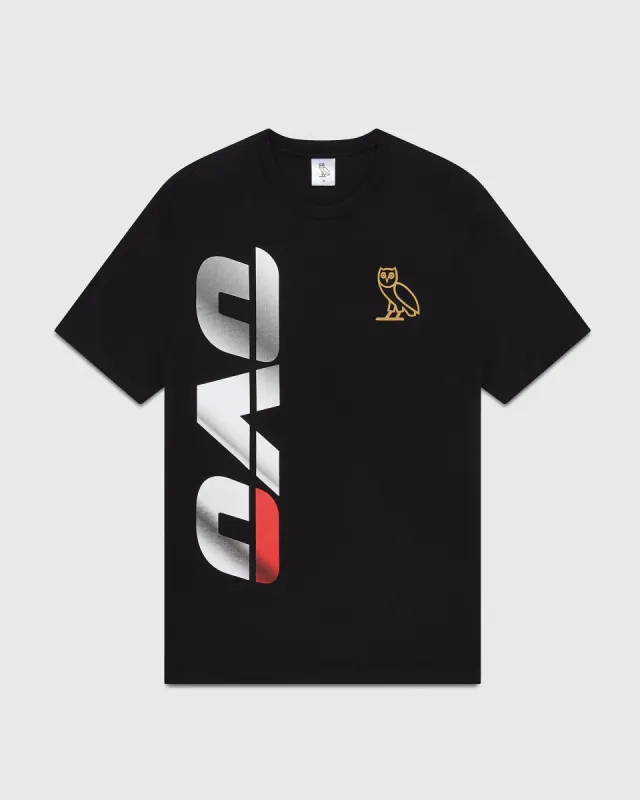 RUNNER RACER T-SHIRT - BLACK sold by OVO