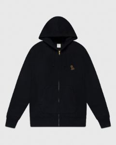 ESSENTIALS FULL-ZIP HOODIE - BLACK sold by OVO