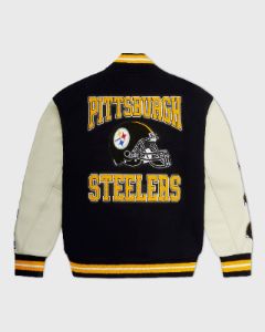 NFL Pittsburgh Steelers Varsity Jacket - Black sold by OVO
