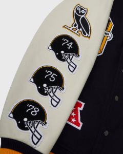 NFL Pittsburgh Steelers Varsity Jacket - Black sold by OVO